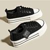 Women's Casual Thick Soled Canvas Shoes 2024 Summer New Korean Version Fashion Trend Women Versatile Comfortable Sneakers