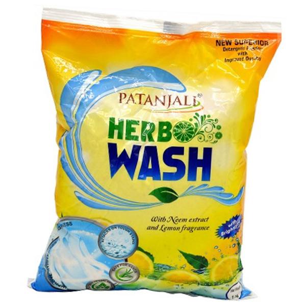 

Washing powder for hand washing with Neem and Lemon, Herbo Wash, Patanjali 1000g (76635005) 1000g