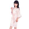 Children's Satin Silk Nightgown & Bathrobe - Long, Glossy, Summer Cardigan (Medium & Large)