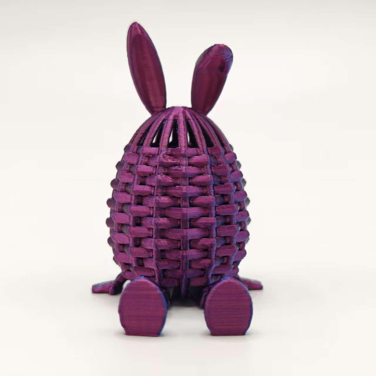 3D Printed Easter Egg Animal Ornament Gift 4x5x6 cm