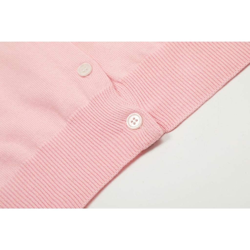 BeatStreet Wygodny Okrągły Dekolt Dzianinowy Otwarty Sweter Damski Top Prosty Styl Wiosna Nowy Świeży Słodki Styl