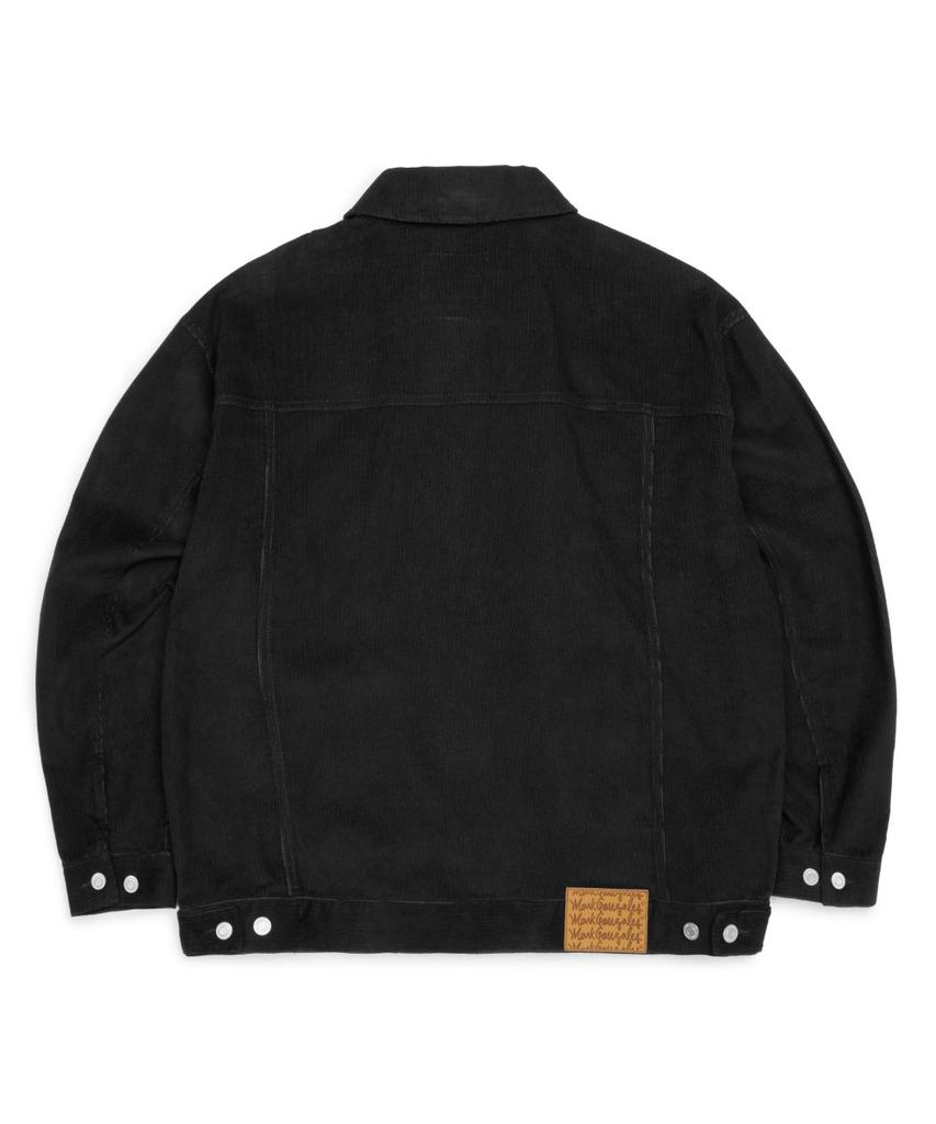 Mark Gonzales Relaxed Corduroy Trucker Jacket - Black