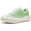 Anta Doughnut Round Toe Lace-Up Shock Absorbing Wear-Resistant Low-Top Skate Shoes Women sneaker Light-Green 922418073-1
