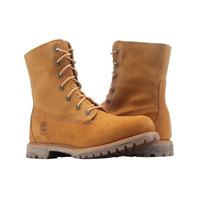 Timberland Mid Calf Martin Boots Women Boots Yellow TB08329R