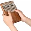 ONETONE One-Tone Kalimba (Thumb Piano) 17-Key Beginner Set, Solid Mahogany, OTKLS-01/MH (Includes Case, Cloth, Finger Sleeves, Key Stickers, Adjustmen