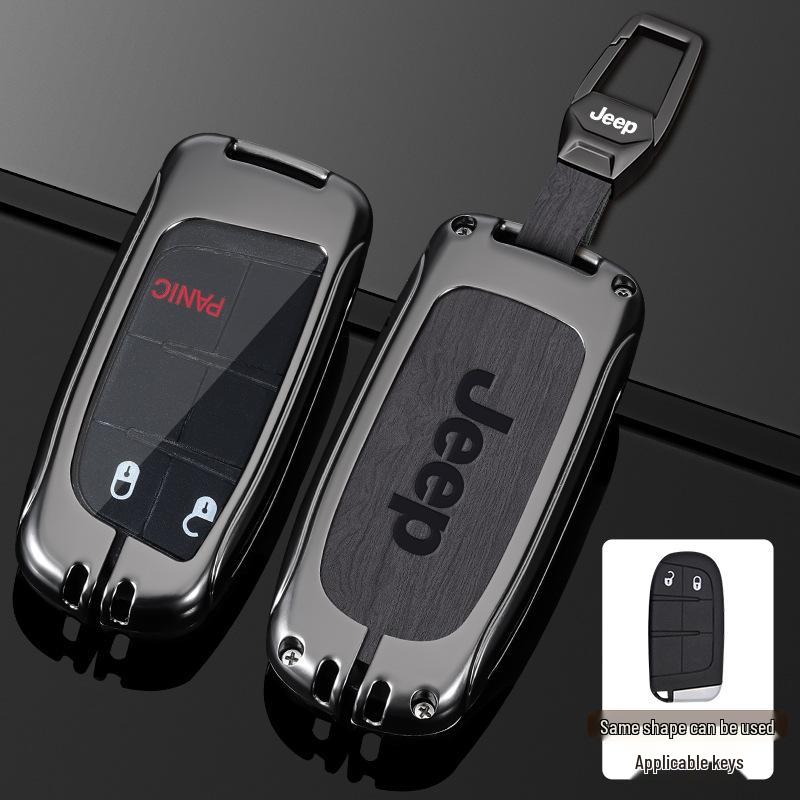 Grand Commander Jeep Key Case - Metal Shell for Cherokee, Compass