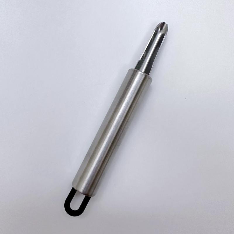 

Удалитель косточек лонгана из нержавеющей стали, Большой нож для спинки креветки, Инструмент для извлечения мозга креветки, Машина для очистки мяса и сердца Round handle black-1pc