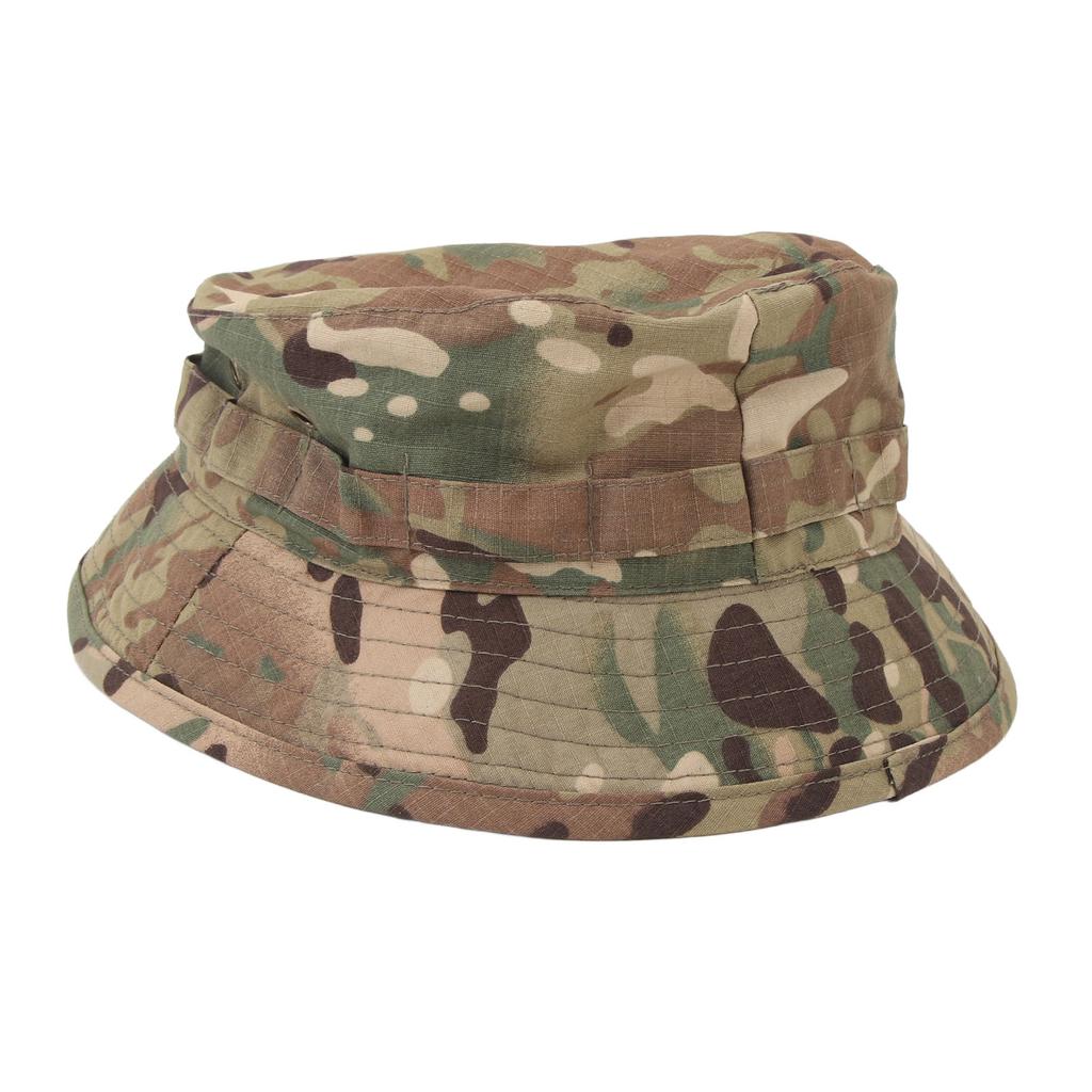 Boonie Hat with Adjustable Buckle Short Brim Waterproof Oxford Fabric Bucket Hat for Fishing Trips