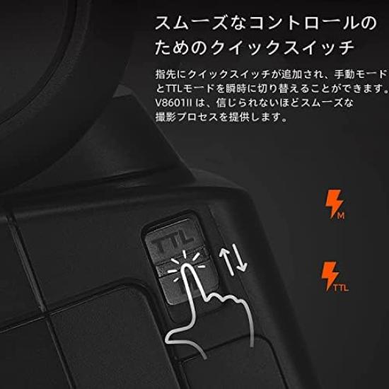 Authorized GODOX Camera TTL HSS Compatible with Nikon and D3200 Cameras [GODOX Distributor] V860III-N Flash, 2.4G GN60, 1/8000S High-Speed Sync, D800,