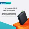 Tashi DIN-Rail Dual RS485 To Ethernet Module