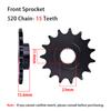 Pinioane 520 15T Față 45T Spate pentru YAMAHA XT600 XT 600 D E 1987-1998 XTZ660 XTZ Tenere 1991-1998 Pentru MuZ 660 Baghira 1997-2003