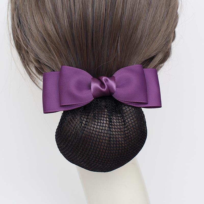 Yifei Original Professional Head Flower Hair Accessories Hairpin Hotel Bank Nurse Stewardess Disc Hair Mesh Bow