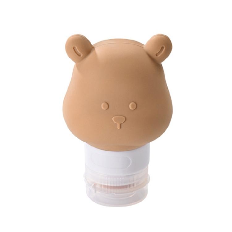 Silicone Bear Travel Bottle Leak Proof Squeezable Refillable Travel Accessories