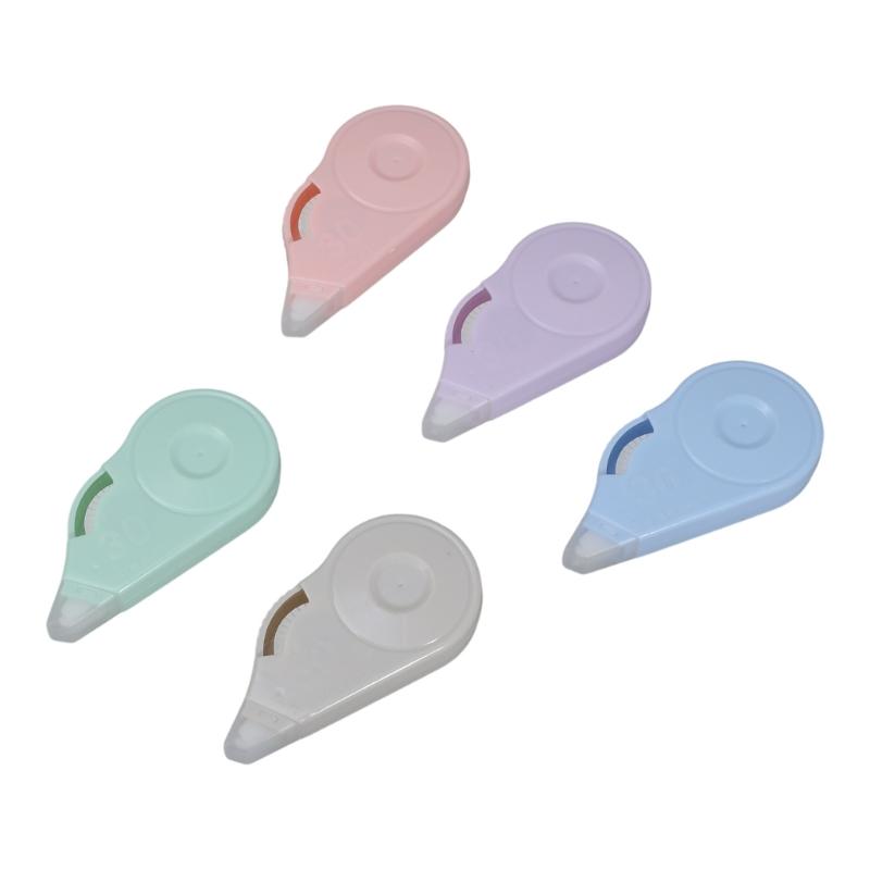 5 Pcs Large Capacity Correction Tape Correction Rollers Portable White Out Correction Tape School Office Supplies