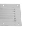Stainless Steel Marine Boat Rectangular Louvered Air Vent Grill Ventilation Grille Cover
