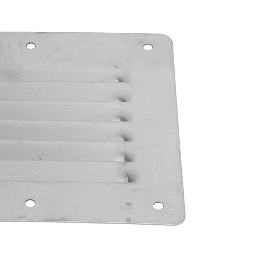 Stainless Steel Marine Boat Rectangular Louvered Air Vent Grill Ventilation Grille Cover