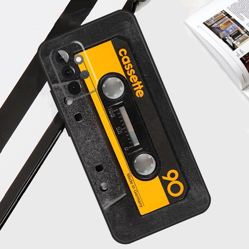 

Vintage Cassette tape retro style Case For Samsung Galaxy A12 A22 A32 A52 A56 A36 A26 A16 A06 A54 A34 A14 A13 A53 A15 A35 A55 Samsung A35