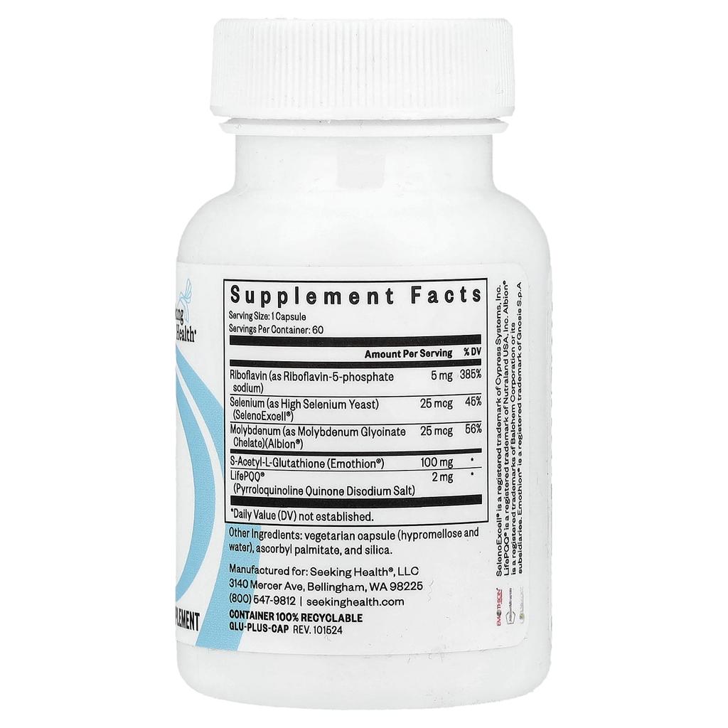 Glutathione Plus with Cofactors, 60 Capsules