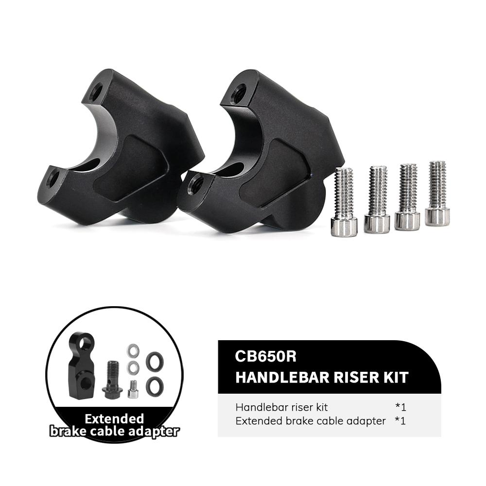 For Honda CB650R CB 650R CB 650 R 2019-2025 Handlebar Riser Clamp Adapter Handle Bar Height Lift Mount Motorcycle Accessories