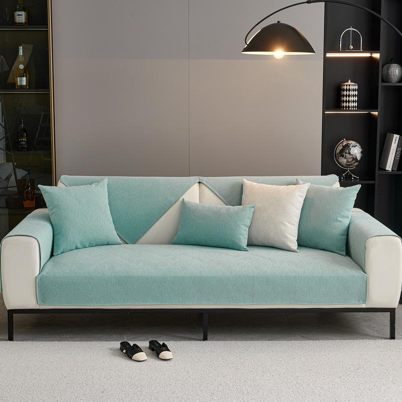 Jacquard Waterproof Chenille Sofa Cushion, Universal for All Seasons, New Anti-slip High-end Sofa Cover Cover Cloth