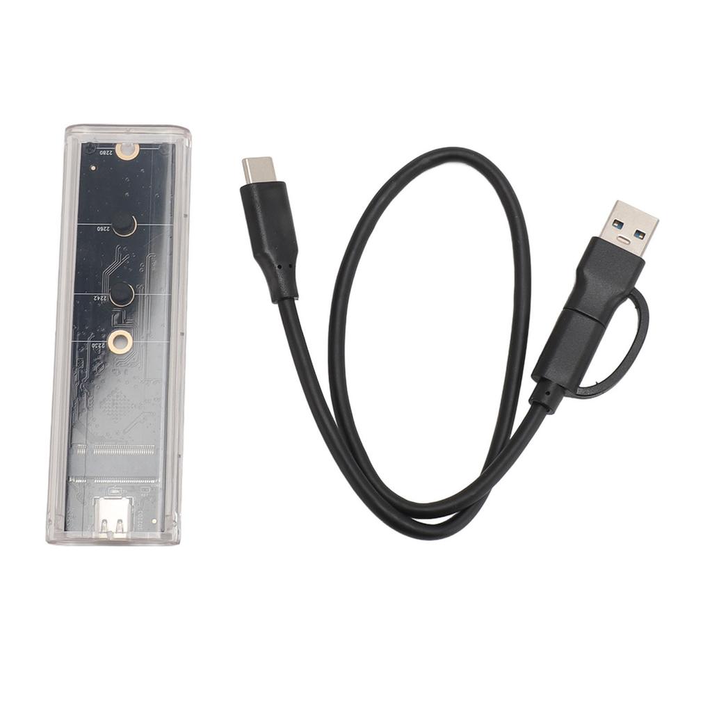 M.2 Nvme PCIE NGFF External Portable Enclosure Case Adapter USB3.1 Gen2 10Gbps Enclosure Adapter for Win XP 2007 7 8 10