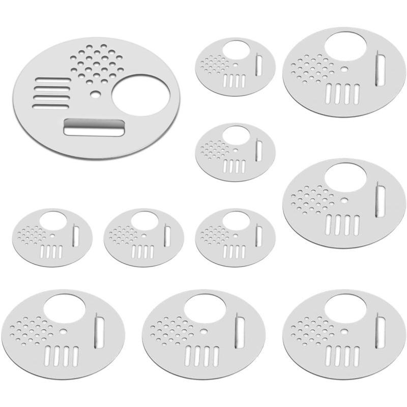 

10 шт. Входные ворота для пчелиного улья Nuc Box — 2,6-дюймовые входные диски из нержавеющей стали Дверь для улья Nuc Пчелиные ящики — оборудование для пчеловодства Инструменты для улья 10 pcs
