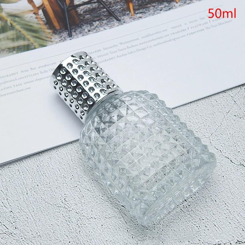 1/3Pcs 30ml 50ml New Style Pineapple Portable Glass Perfume Bottle With Spray Empty With Atomizer Refillable Bottles