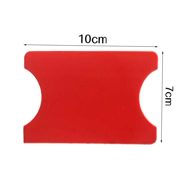 Double-Edged Wing-Shaped Scraper for Car Film Application and Edge Sealing