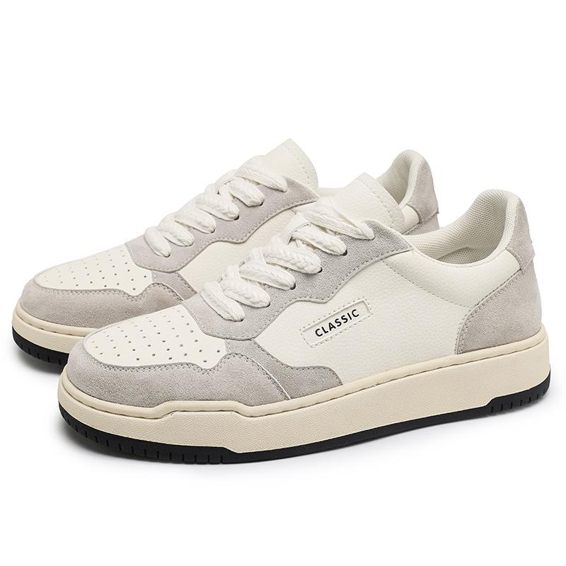 

Кожаная обувь для мужчин Кожаная повседневная обувь Модная деловая обувь Оксфорды Высококачественная дизайнерская рабочая обувь 44 белый