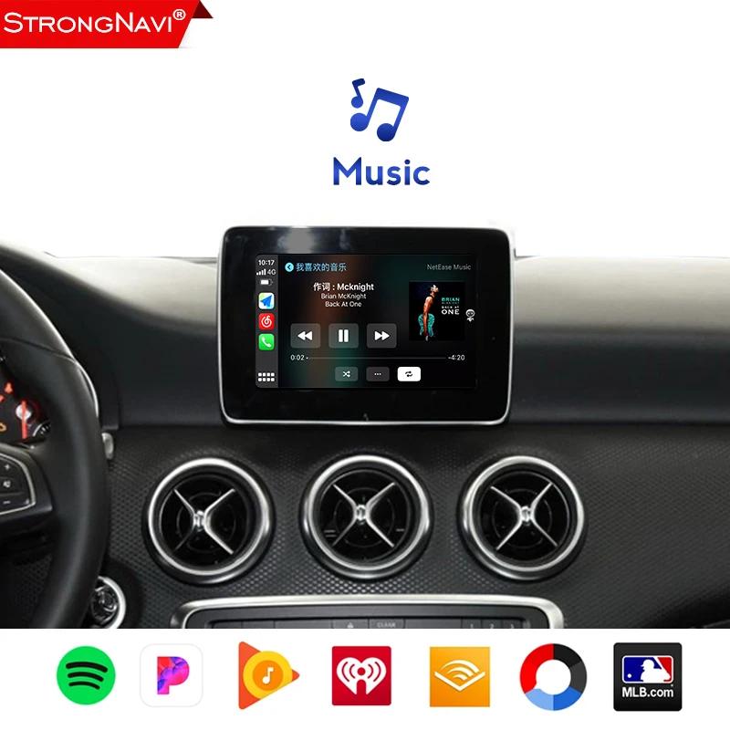 Bezdrátový adaptér Carplay pro Mercedes Benz E-Class W212 E Coupe C207 W207 2009-2015 Android Auto Decoder Box BT AirPlay Spotify