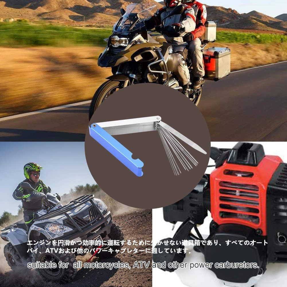 13 In 1 Nozzle Kit Airbrush Accessories Wire Cleaning Needles Motorcycle Carburetor Carbon