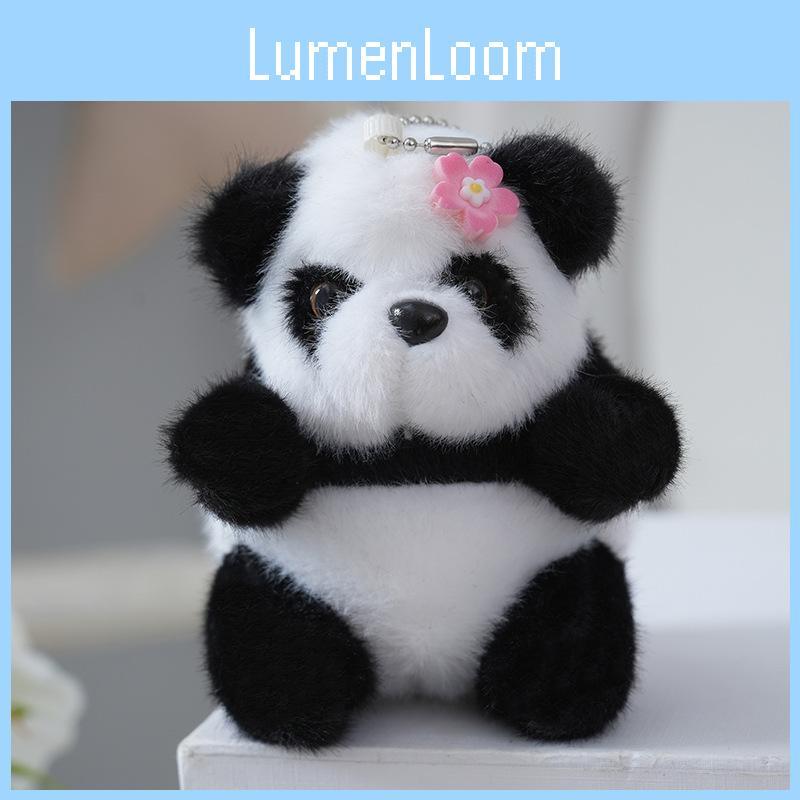 Soft And Cuddly Panda Plush Doll Backpack Charm Ideal For Kids' School Supplies