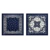 Bandana Estampada 55x55cm Bandanas Florais Ocidentais Lenço de Pescoço da Moda Lenço de Cabeça para Dança de Rua Envoltório de Cabeça Hiphop Cobertura de Cabeça