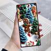 Boîte Cadeau Noël Design Coque de Téléphone Pour Samsung Galaxy S26 S25 S24 S23 S22 S21 S20 Ultra Plus FE 5G Noir TPU Souple