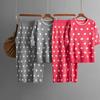 Fashion Style New Arrival Knitted Short-Sleeved Shirt Skirt Two-piece Set Knitted Top and Skirt Set