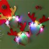 5Pcs Lovely Light up Headband Xmas Glowing Headwear Festive Christmas Party Supplies Creative Hair Ornament Accessories
