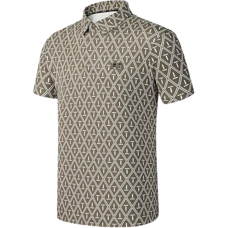 

New FILA Golf Series Polo Shirt Men s All Over Print A11M515106F-ZA 175/96A/L