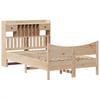 Solid Wood Bed Without Mattress 135 X 190 Cm Pine Wood