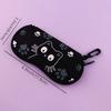 with Keyring Sunglasses Pouch Durable SunGlasses Holder Hanging Sunglasses  for Eyewear Accessories