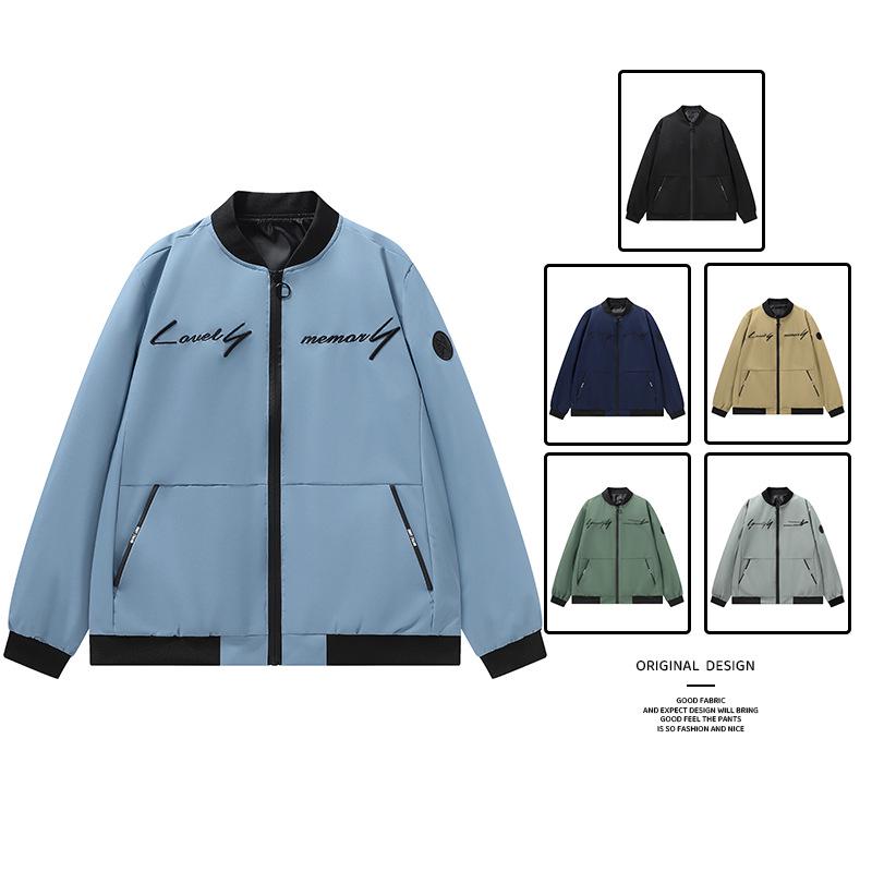 Men's Korean Style Spring/Autumn Trendy Baseball Jacket - New Arrival Sports Casual Thin Jacket