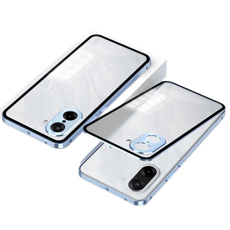 

Cross-Border Compatible Magnetic Metal Phone Case for OnePlus ACE 5 Racing Edition / Nord CE 5 with Single-Sided Spring Buckle Nord CE 5