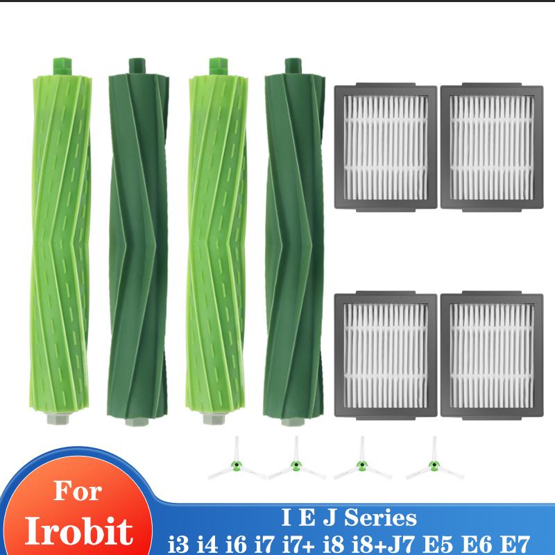 Rubber Roller Brush For iRobot Roomba I7 E5 E6 Series I3 I3+ I4 I6 I6+ I7 I7+ I8 I8+ Vacuum Cleaner Accessories Cleaning Brush