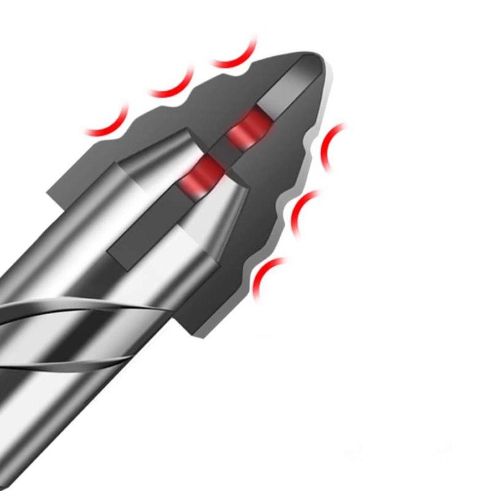 7pcs/set Precision Tile Drill Bit Set High Hardness Eccentric Drill Bits  Construction Site