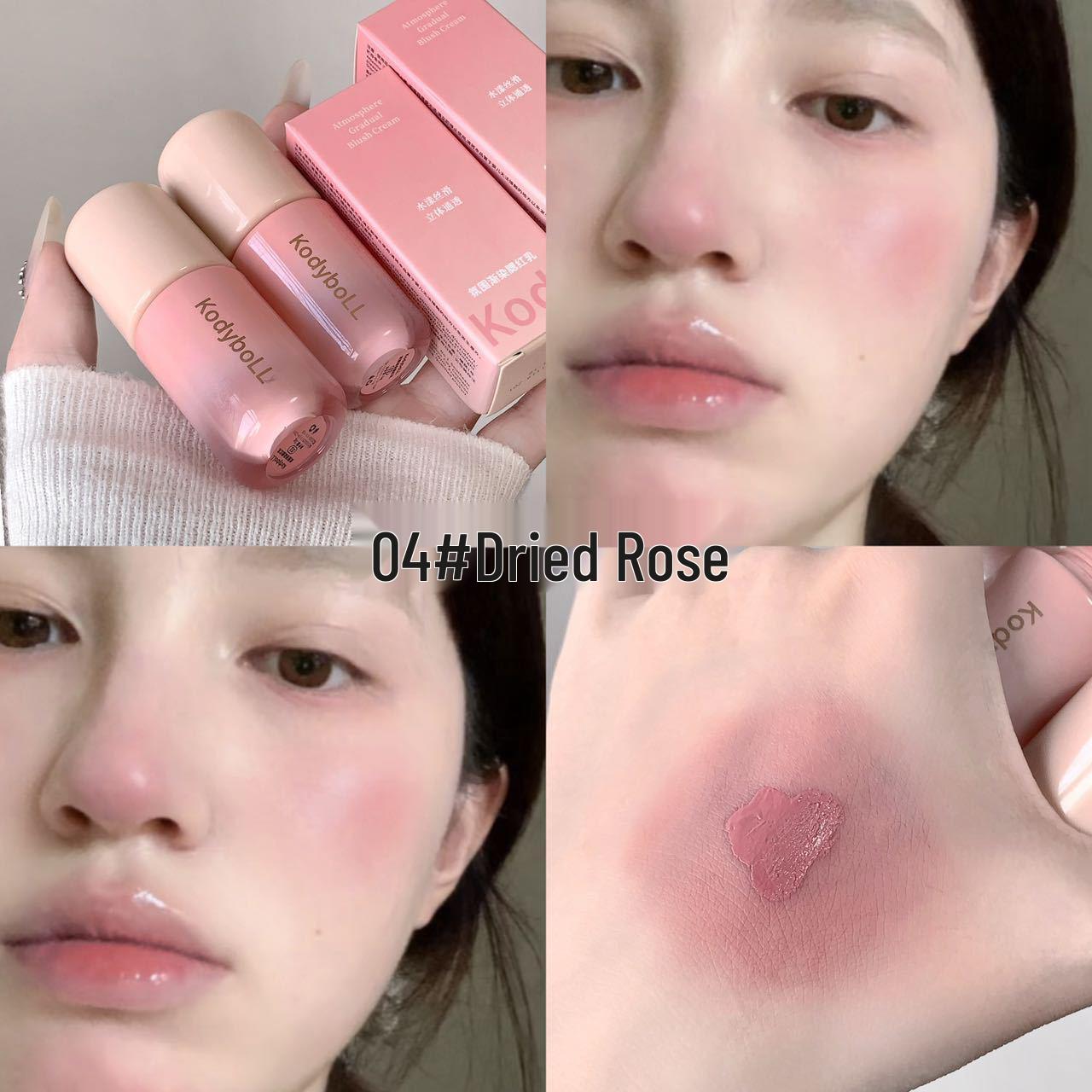 Kodyboll Кремовые румяна с градиентом: Контуринг, хайлайтер и придание объема для естественного макияжа в стиле нюд