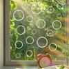 Creative Laser Circular Bubble DIY Home Beautification and Decoration Glass Doors and Windows Static Window Stickers
