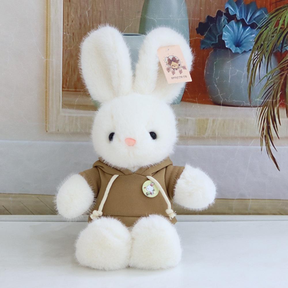 Stuffed Rabbit Plush Toy Cartoon Animal Sweater Rabbit Soft Doll Birthday Gift