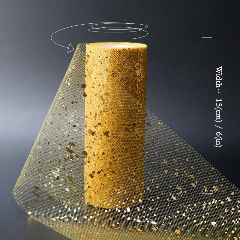 

1 Roll Extra-Long Large Wide Sparkling Golden Sequin Strip- Heavy-Duty Large-Waisted Seam for party Wedding Birthday Decorations золотистый
