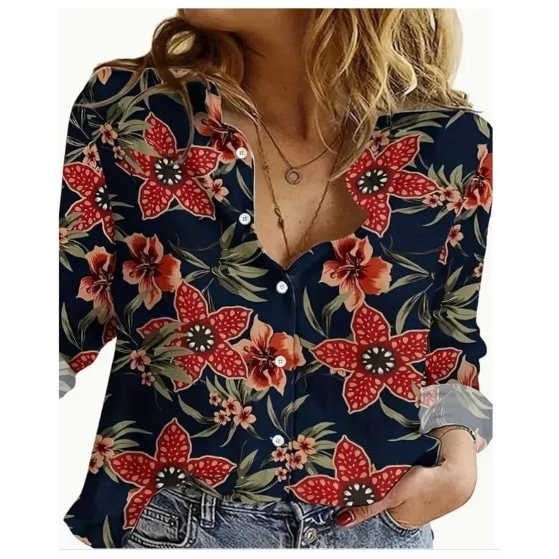 Elegante Damen-Oberteile mit Leopardenmuster Langarmshirt Schwarz Weiß Floral Modisch Persönlichkeit Trendiges Shirt Damen Freizeitstil