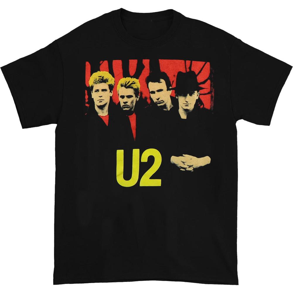 1983 U2 Under A Blood Red Sky Short Sleeve Black All Size Gift Shirt KH280 Unisex T-Shirt XXXXL