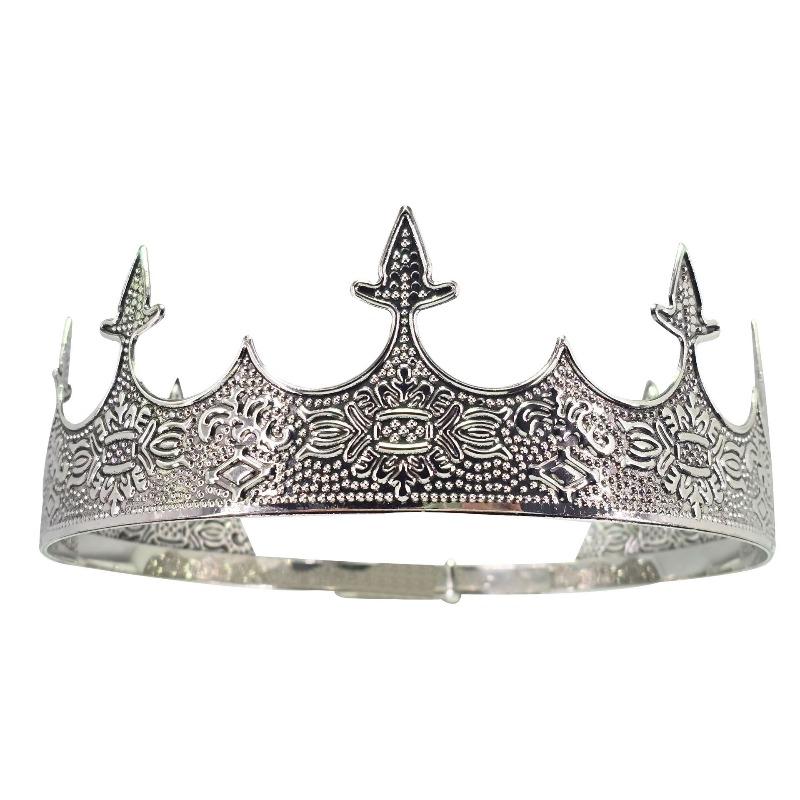 Crown Prince Crown Wedding Birthday Ball Party Halloween Decoration Hairpin